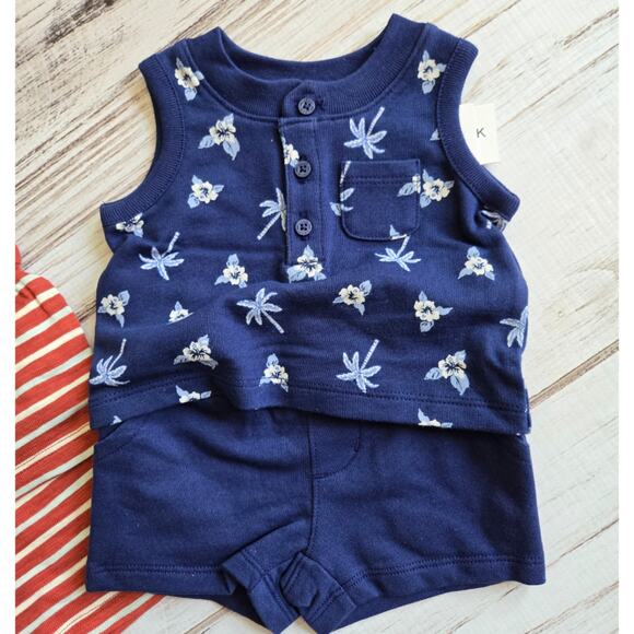 Janie and Jack Baby Boy Matching Sets sz 0-3M New - Picture 2 of 4